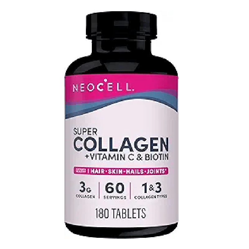 NeoCell, Super Collagen, + Vitamin C & Biotin, 60 Servings 180 Tablets
