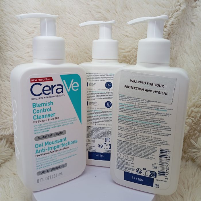 CeraVe Blemish Control Face Cleanser with 2% Salicylic Acid & Niacinamide for Blemish-Prone Skin 236ml  (Language may Vary) - Image 6
