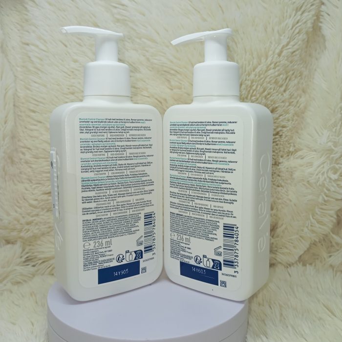 CeraVe Blemish Control Face Cleanser with 2% Salicylic Acid & Niacinamide for Blemish-Prone Skin 236ml  (Language may Vary) - Image 8