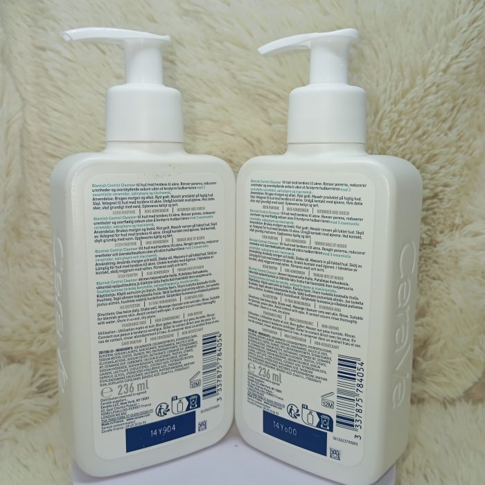 CeraVe Blemish Control Face Cleanser with 2% Salicylic Acid & Niacinamide for Blemish-Prone Skin 236ml  (Language may Vary) - Image 10
