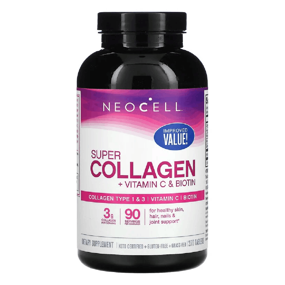 NeoCell, Super Collagen, + Vitamin C & Biotin, 90 Servings 270 Tablets