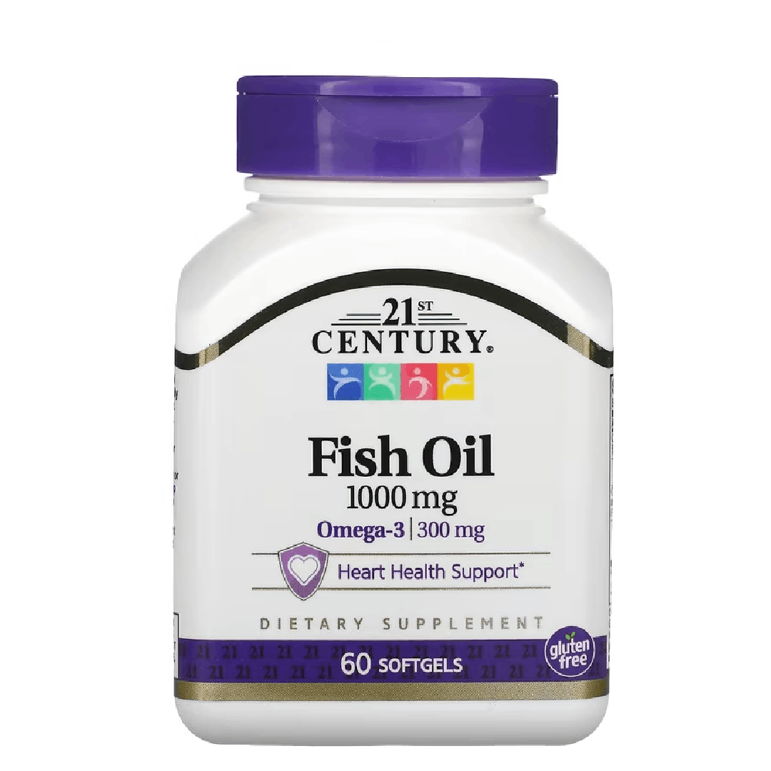 21st Century, Fish Oil, 1000 mg, 60 Softgels