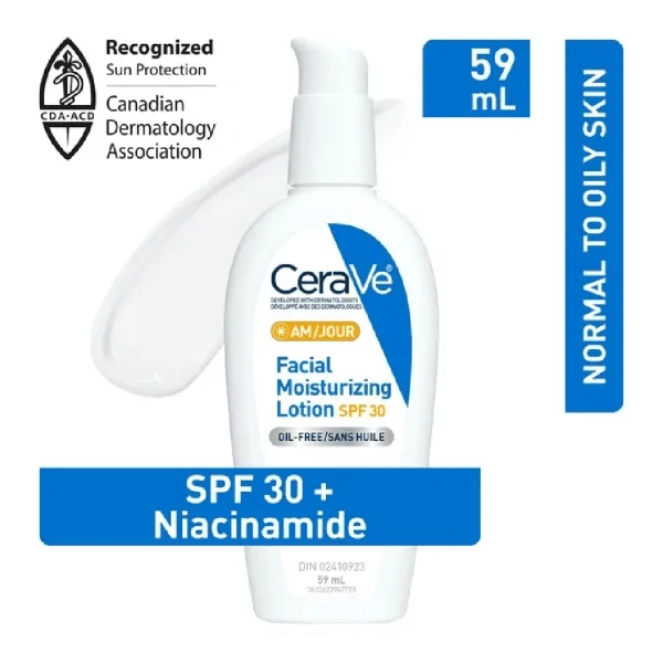 ( Discounted Product ) CeraVe AM Facial Moisturizing Lotion SPF 30 for Women & Men 59 ml - Image 2