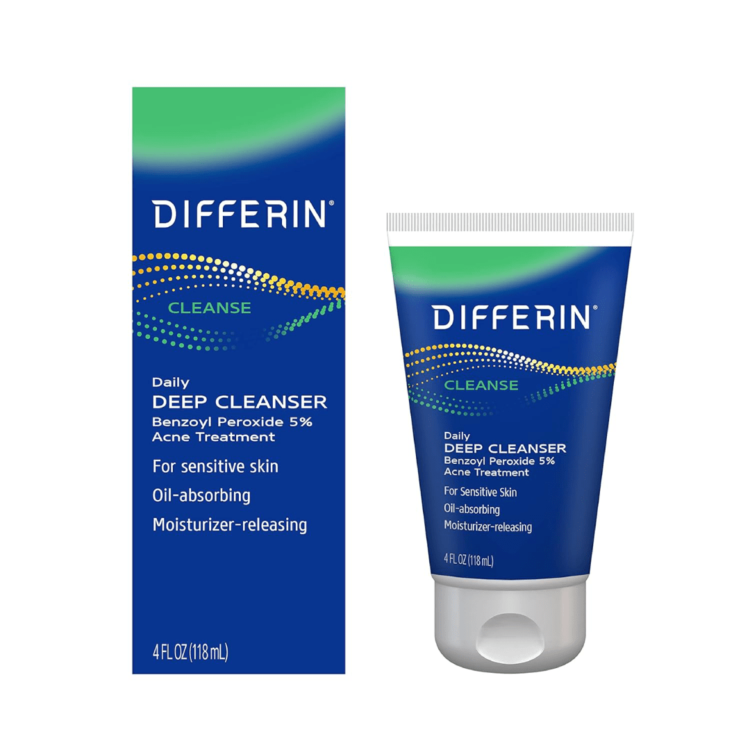 Differin Acne Face Wash with 5% Benzoyl Peroxide
