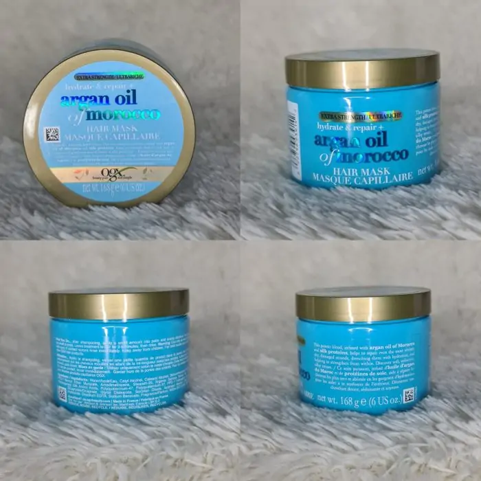 Extra Strength Hydrate & Repair + Argan Oil of Morocco Hair Mask, 168 g - Image 2