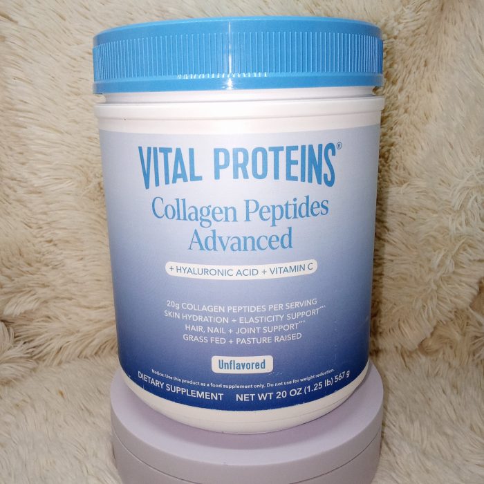 Vital Proteins Collagen Peptides Advanced Powder with Hyaluronic Acid and Vitamin C, Unflavored, 567g - Image 6