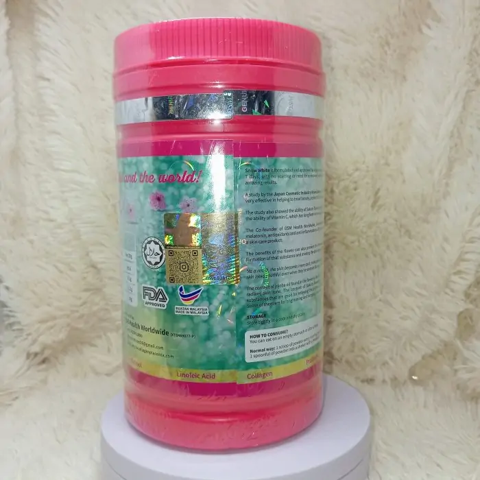 DSM Phyto Gluta Snow White Collagen Advanced Skin Whitening Flawless 800g - Image 6