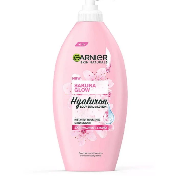 Garnier Sakura Glow Body Serum Lotion