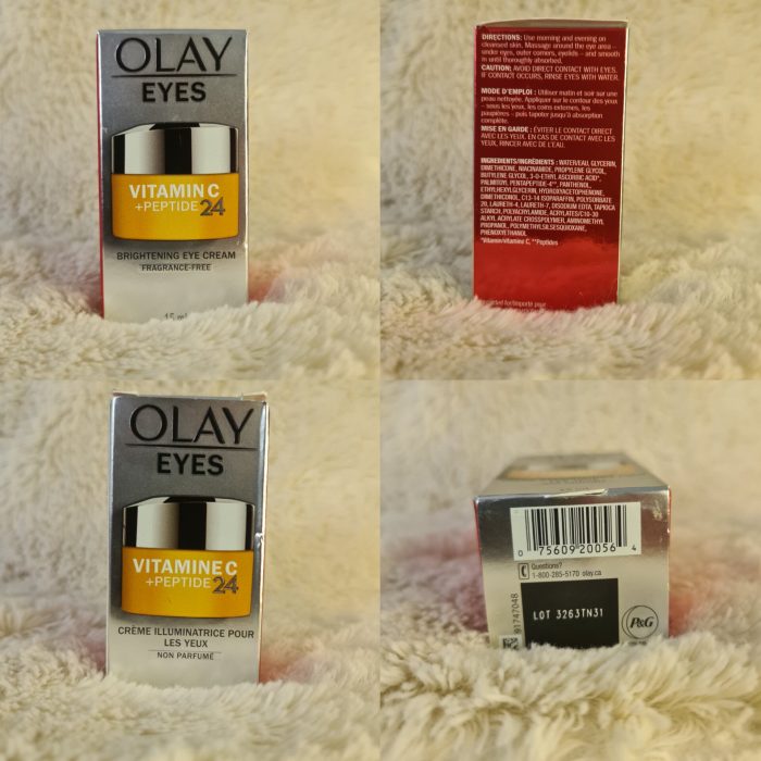 Olay Vitamin C + Peptide 24 Eye Cream – Fragrance-Free, 0.5 oz - Image 4