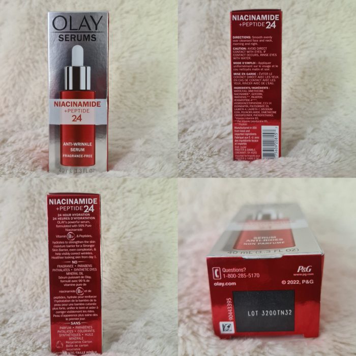Olay Niacinamide + Peptide 24 Anti-Wrinkle Serum - Fragrance-Free - 1.3 oz - Image 4