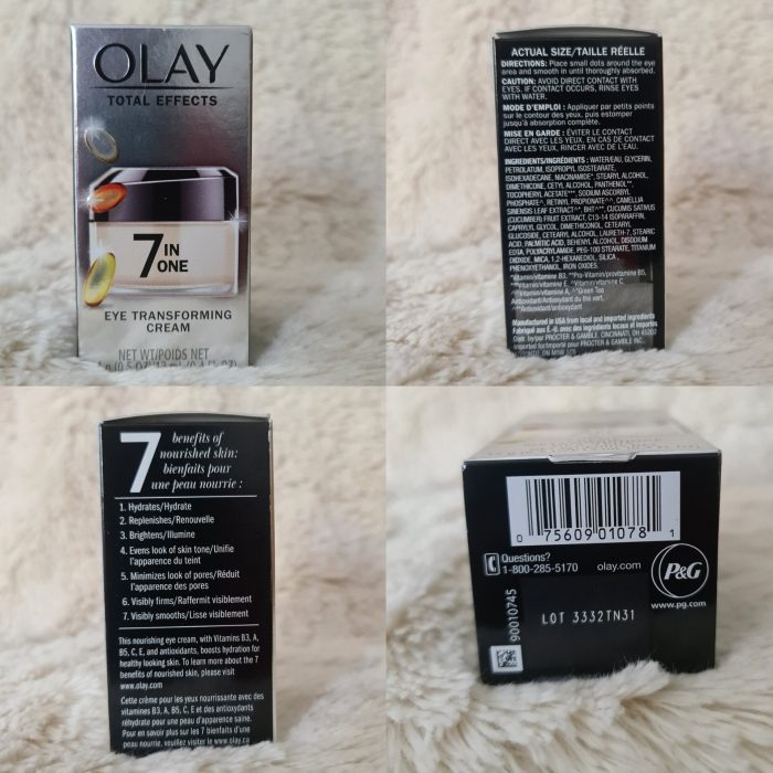Olay Total Effects 7-in-One Anti-Aging Transforming Eye Cream – 0.5 oz - Image 2