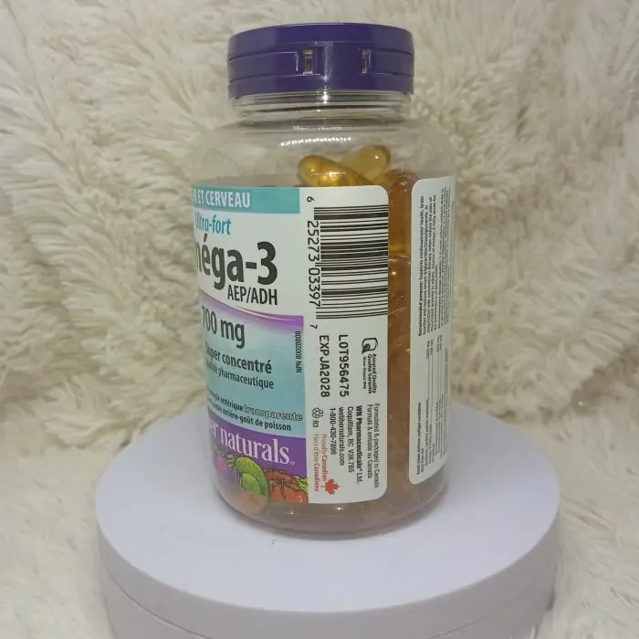 Webber Naturals Omega-3 Extra Strength | 700 mg EPA/DHA | Super Concentrated | 100 Softgels - Image 5