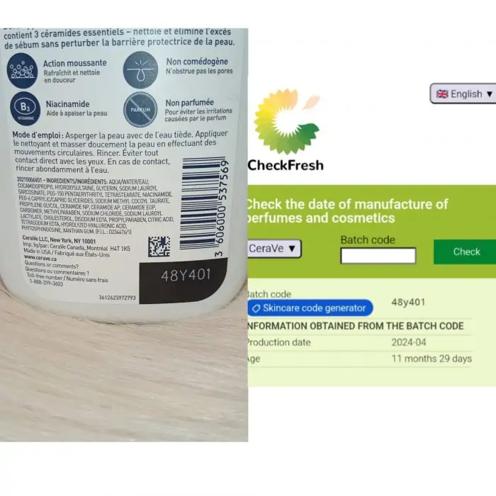 CeraVe Gentle Foaming Facial Cleanser With Niacinamide, Hyaluronic Acid and 3 Ceramides | Makeup Remover - Image 4