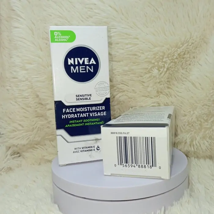 Nivea Men Sensitive Skin Face Care Moisture Cream 75ml - Image 2