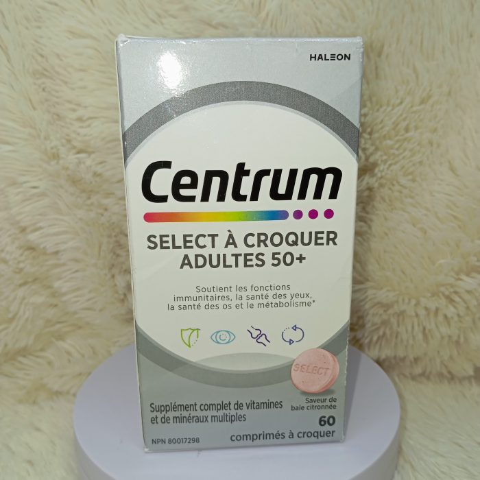 Centrum Select Essentials 50+ Chewable Multivitamins | For Adults 50+ | 60 Chewable Tablets | Lemon Berry Flavor - Image 7
