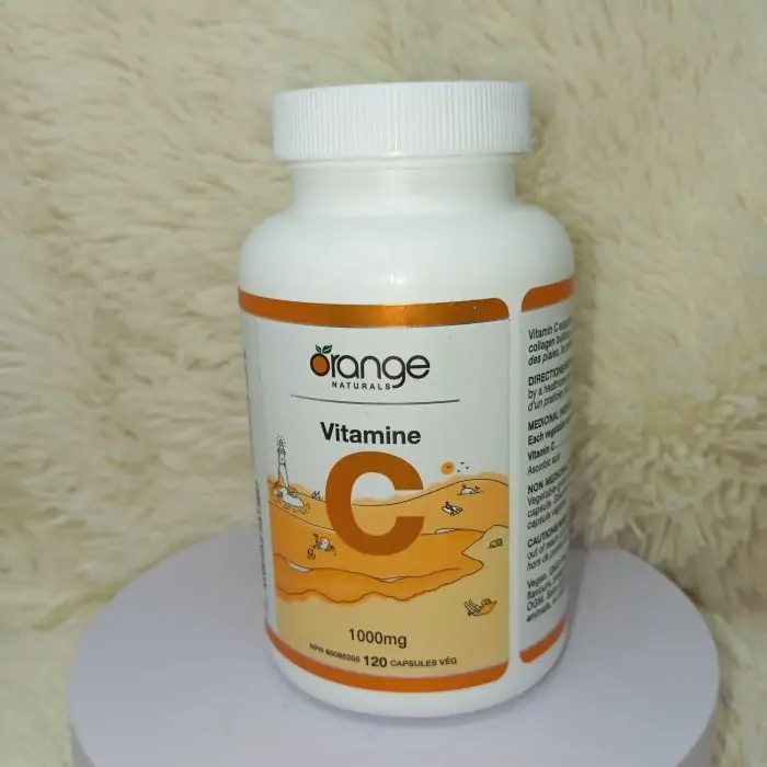 Orange Naturals Vitamin C 1000mg | High-Potency Immune Support and Antioxidant 120 veg Capsules - Image 4