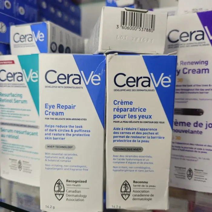 (Discounted Product ) Cerave Eye Repair Cream Under Eye Cream for Dark Circles and Puffiness 0.5 Ounce - Image 3