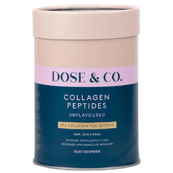 DOSE & CO. Pure Collagen Peptides for Hair, Skin & Nails | Unflavored - 10oz 283g Powder Supplement - Image 1