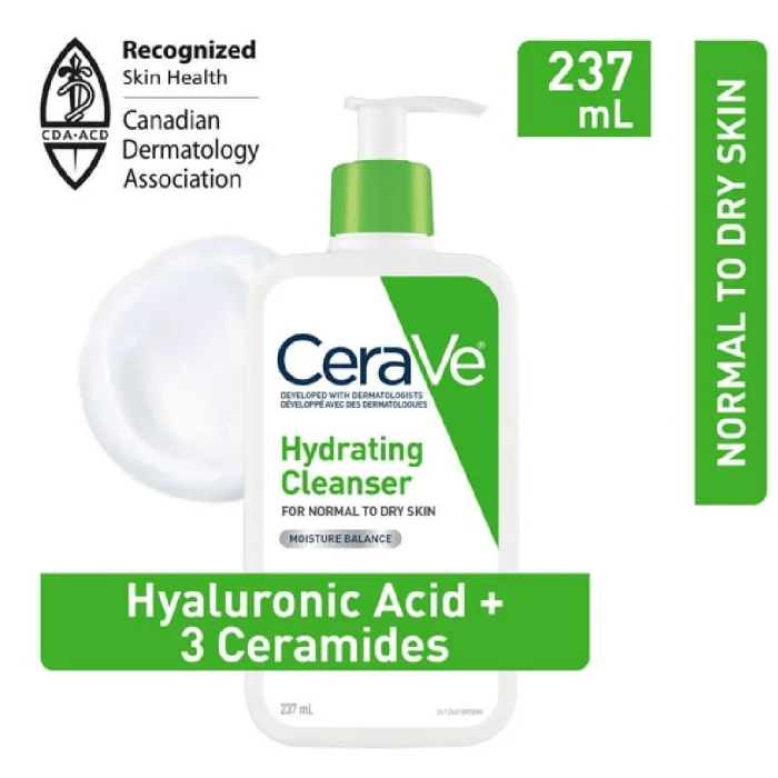 CeraVe Hydrating Cleanser for Normal to Dry Skin 237ml - Image 1