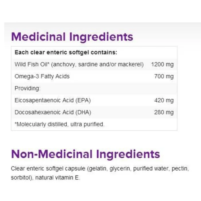 Webber Naturals Omega-3 Extra Strength | 700 mg EPA/DHA | Super Concentrated | 100 Softgels - Image 2