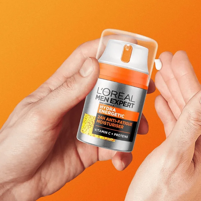L’Oréal Paris Men Expert Anti-Fatigue Daily Moisturizer | Vitamin C & Protein | 24HR Non-Greasy Hydration | 50ml - Image 5