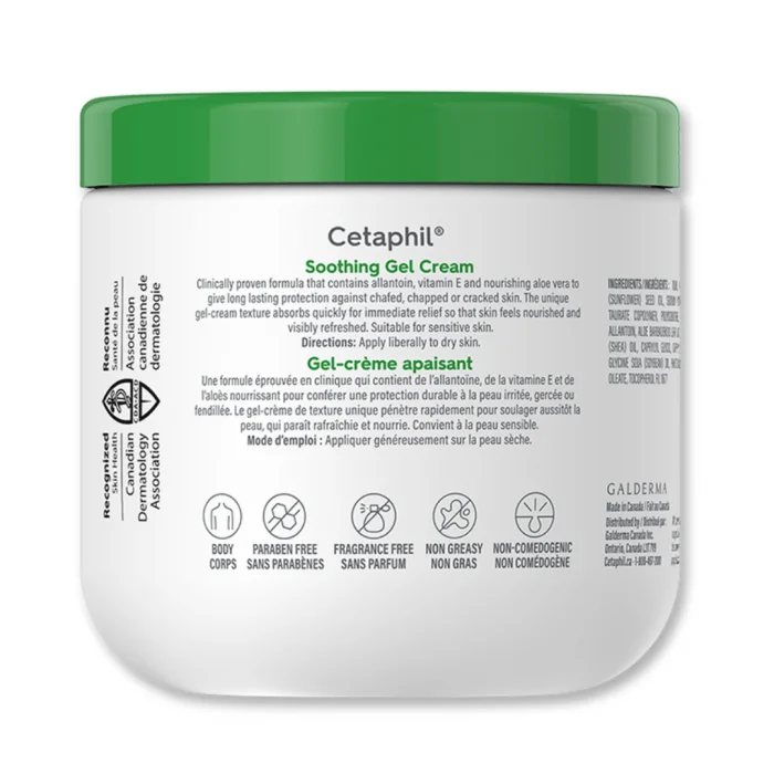Cetaphil Soothing Gel-Cream | 453g | For Dry, Cracked, Chapped, and Sensitive Skin (Packaging May Vary) - Image 2