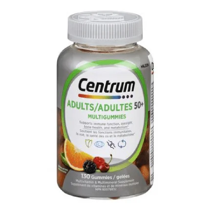 (Discounted Product) Centrum MultiGummies Adult 50+ | 130 Gummies