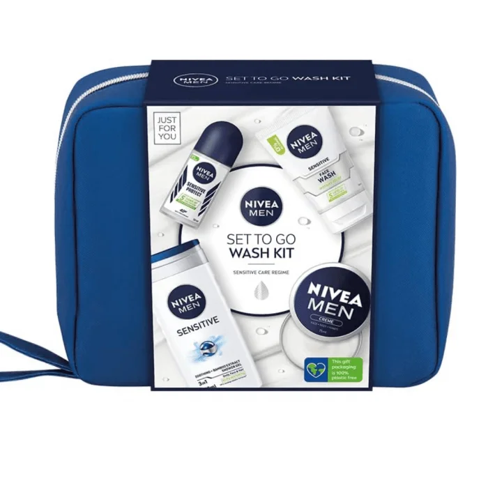Nivea Men Set To Go Wash Gift Set - Image 1