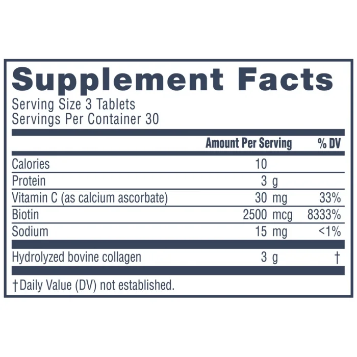 NeoCell Super Collagen + Vitamin C & Biotin, 90 Tablets - Image 3