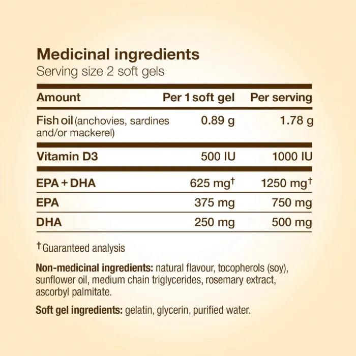 NutraSea Omega-3 + Vitamin D3 Liquidgels - Image 3