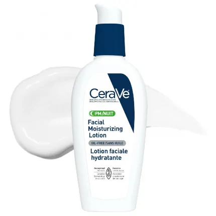 CeraVe PM Facial Moisturizing Lotion for Women & Men