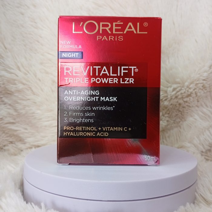 L Oreal Paris Revitalift Triple Power Anti-Aging Overnight Mask - 1.7oz - Image 6