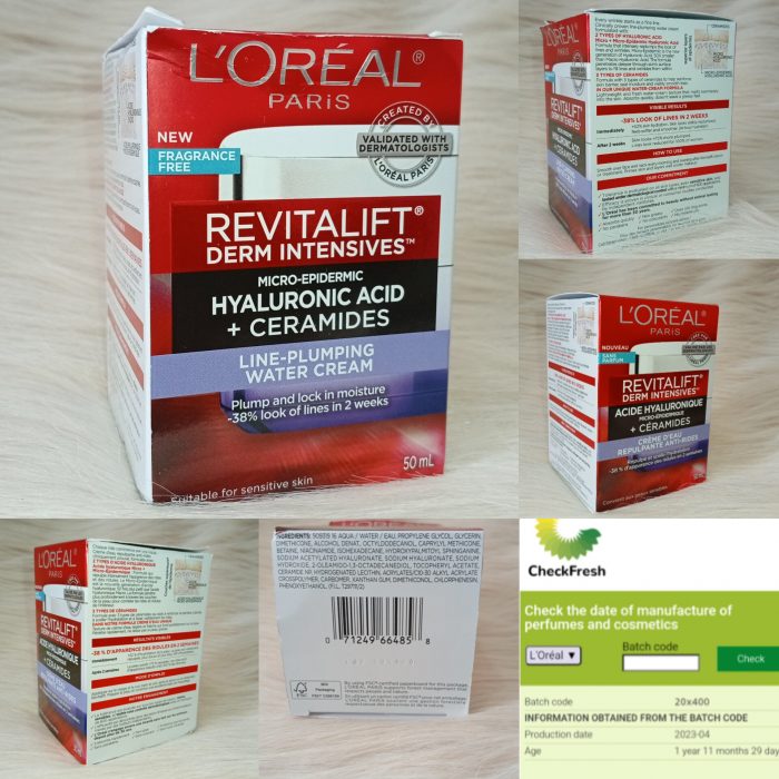 L’Oréal Paris Revitalift Hyaluronic Acid Plumping Hydrating Water Cream 50ml - Image 5