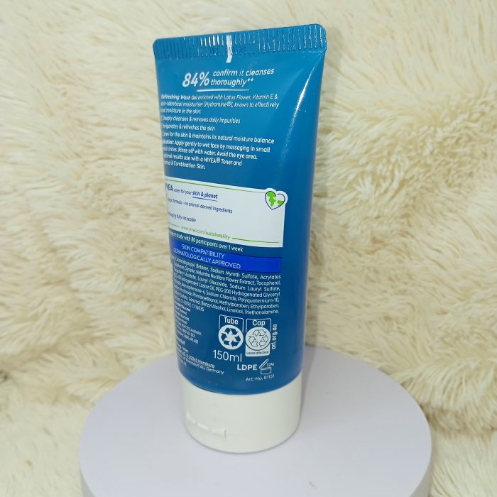 NIVEA Daily Essentials Refreshing Facial Wash Gel – 150 mL - Image 4