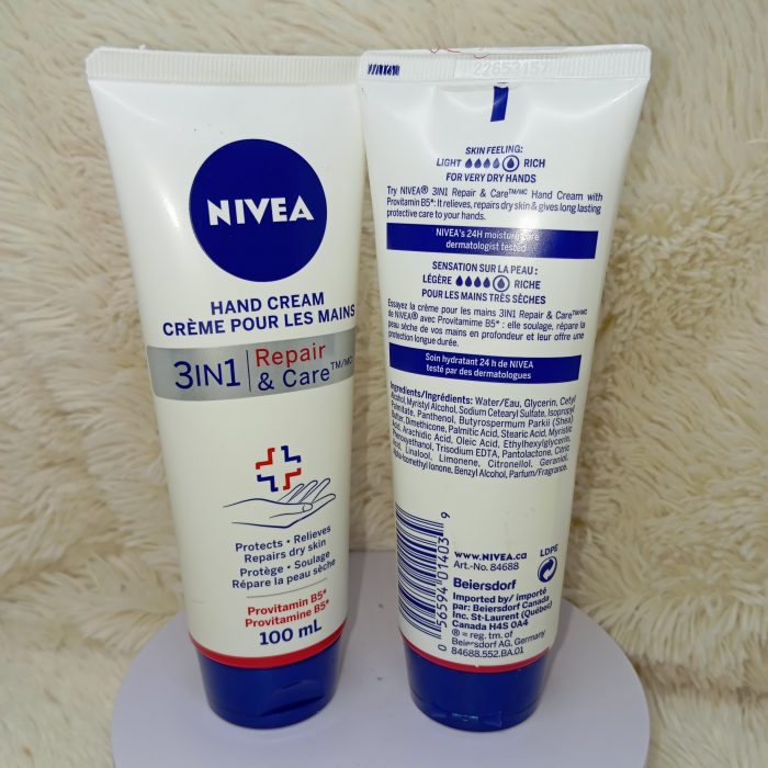 Nivea Repair & Care 3-in-1 Hand Cream – 100 ml - Image 4