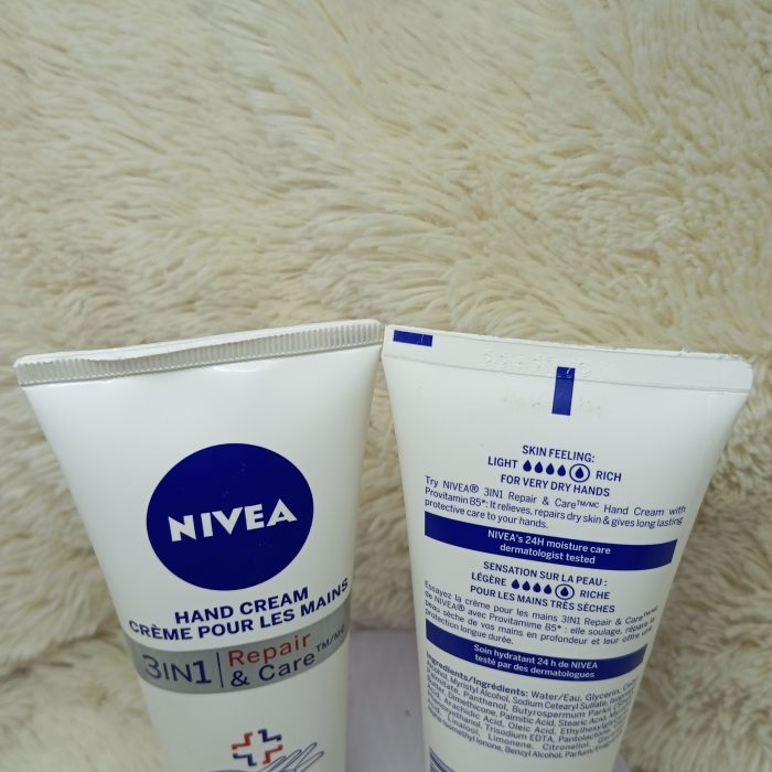 Nivea Repair & Care 3-in-1 Hand Cream – 100 ml - Image 2