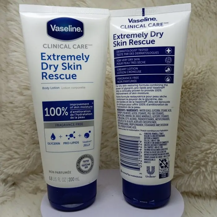 Vaseline Clinical Care Extremely Dry Skin Rescue Lotion 200ml - Image 2