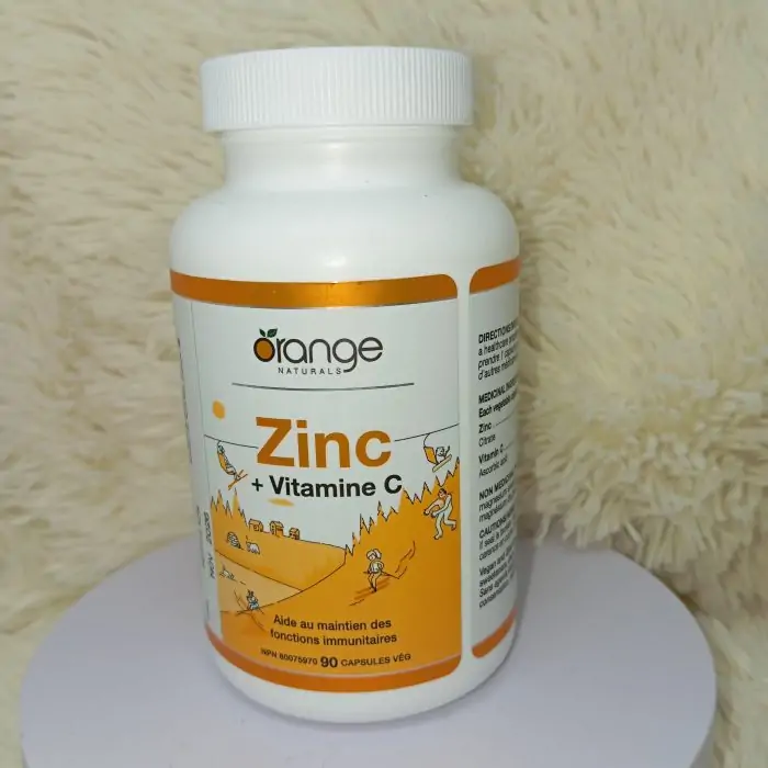 Orange Naturals Zinc + Vitamin C 90 V-Cap - Image 3