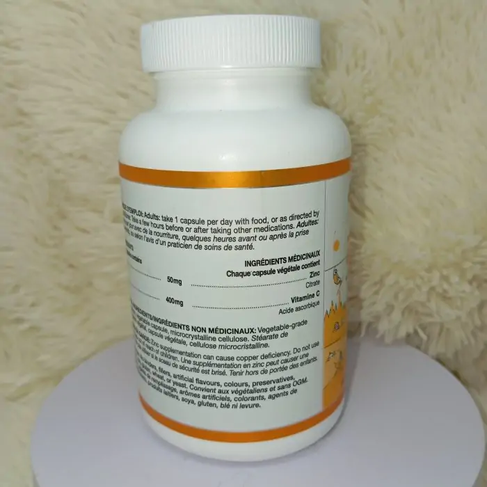 Orange Naturals Zinc + Vitamin C 90 V-Cap - Image 2