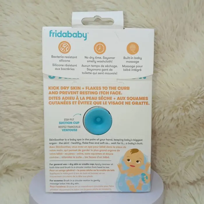 Frida Baby - DermaFrida The SkinSoother – Silicone Bath Brush for Cradle Cap & Eczema - Image 2