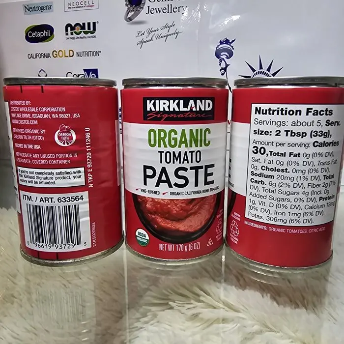 Kirkland Organic Tomato Paste - 170g - Image 2