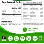 Orgain Hydrolyzed Collagen Peptides Powder for Women & Men, 1lb – 20g Grass-Fed Collagen, Unflavored 454g - Image 6