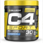 C4 Sport Pre-Workout Powder Blue Raspberry | 135mg Caffeine + Creatine Monohydrate | Informed Choice Certified | Sugar-Free | 30 Servings
