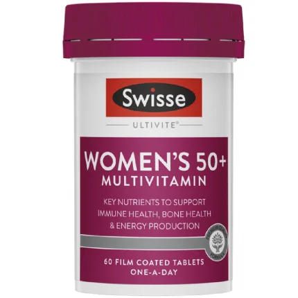 Swisse Ultivite Women's 50+ Multivitamin – 60 Tablets