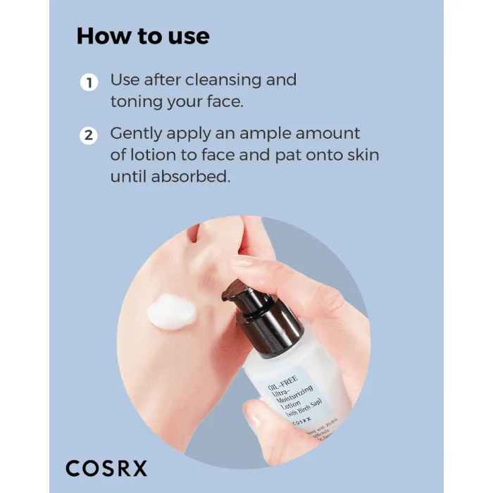 COSRX Oil-Free Ultra-Moisturizing Lotion with Birch Sap 100 ml - Image 4
