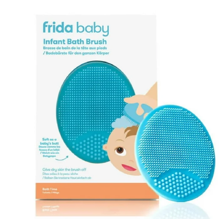 Frida Baby - DermaFrida The SkinSoother – Silicone Bath Brush for Cradle Cap & Eczema