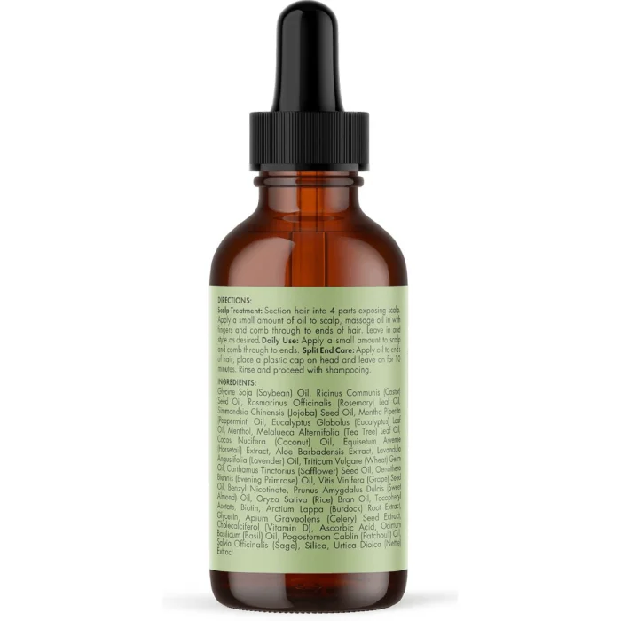 Mielle Organics Rosemary Mint Scalp & Hair Strengthening Oil 59ml (Packaging May Vary) - Image 3