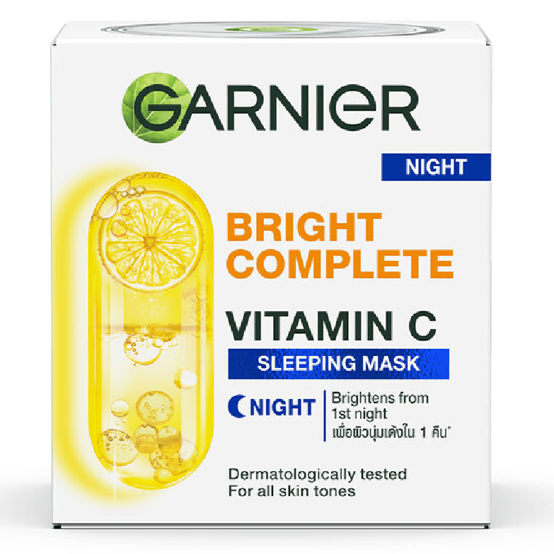 New Project – 2025-02-28T100503.818 Garnier Skin Naturals Light Complete Sleeping Mask Night Cream 50g (Packaging May Vary ) - Image 1
