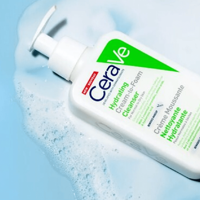 CeraVe Hydrating Cream-to-Foam Cleanser - Image 2