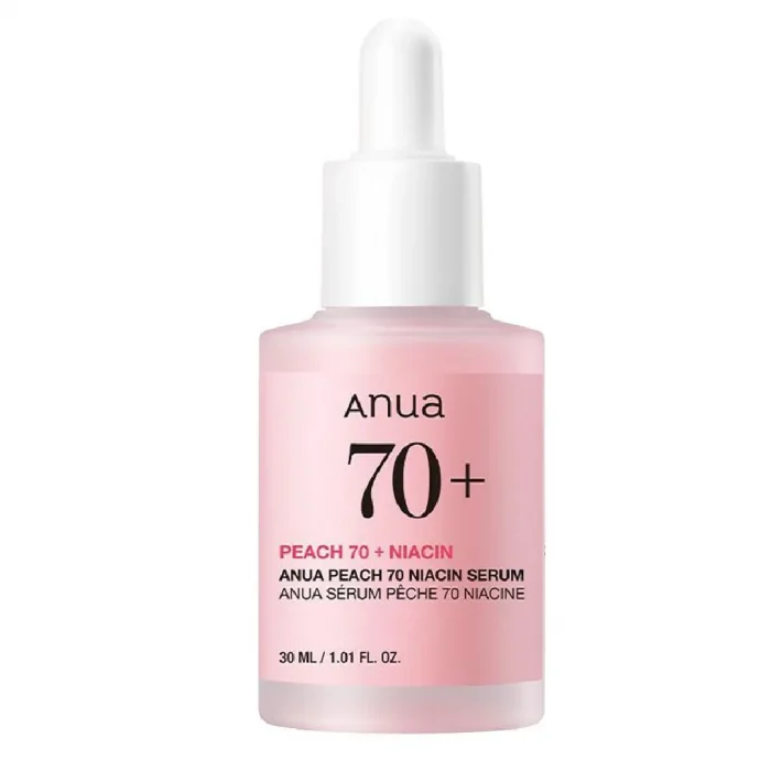 ( Discounted Product ) Anua Peach 70% Niacin Serum Peachy Radiance for Glowing Skin 30ml ( Packaging May Vary ) - Image 1